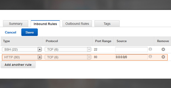 aws-inbound-rules