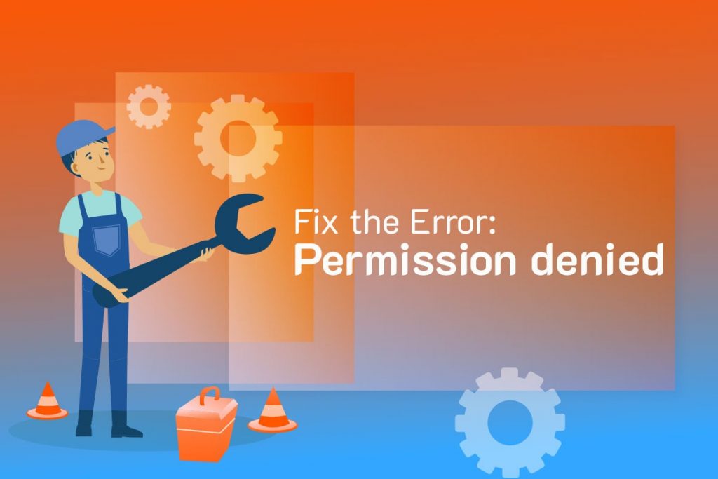 Fix the error: permission denied