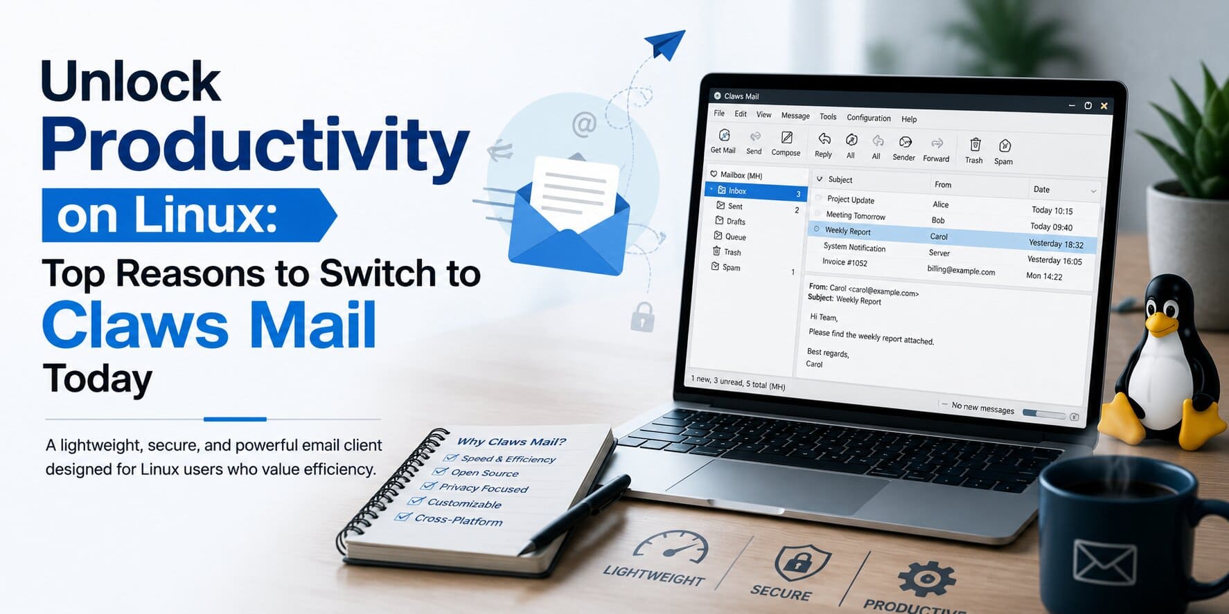 Top Reasons to Switch to Claws Mail Today