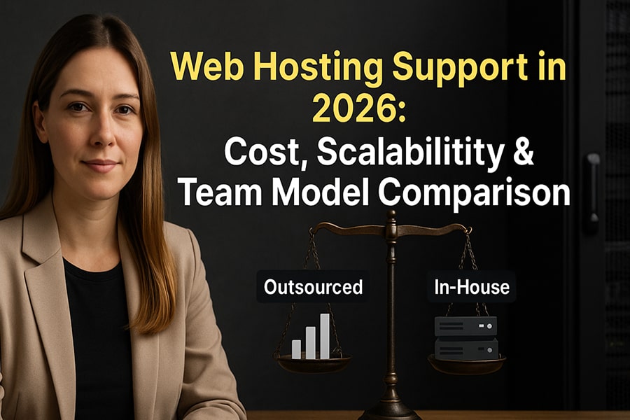 Outsourced vs in-house web hosting support 2026