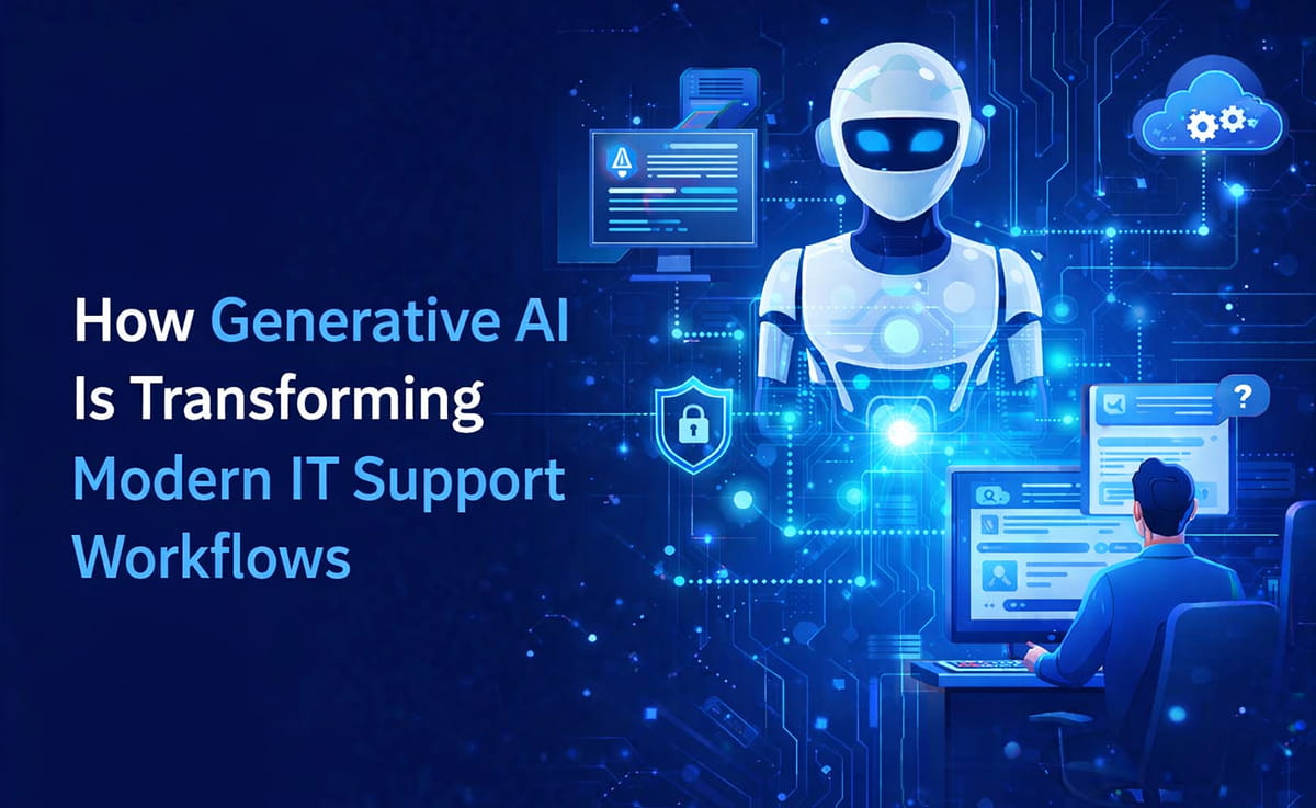 Generative AI assisting modern IT support workflows