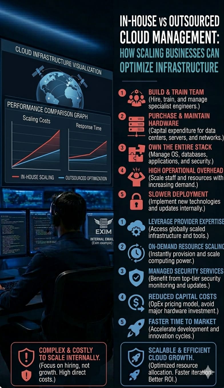 In-House vs Outsourced Cloud Management: How Scaling Businesses Can Optimize Infrastructure