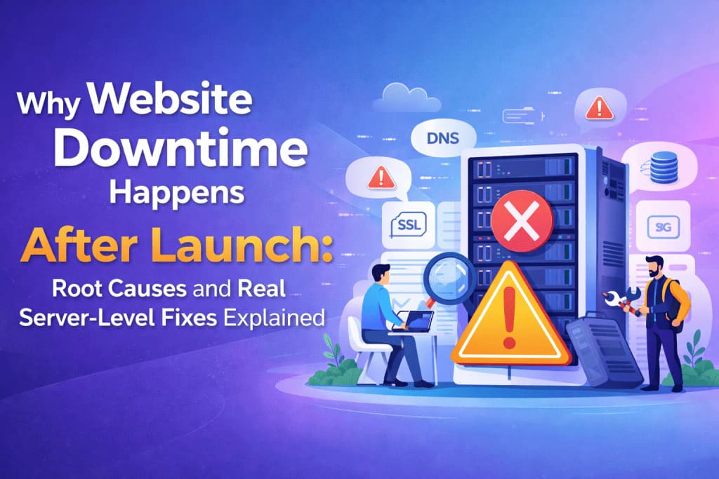 Why Website Downtime Happens After Launch: Causes & Fixes