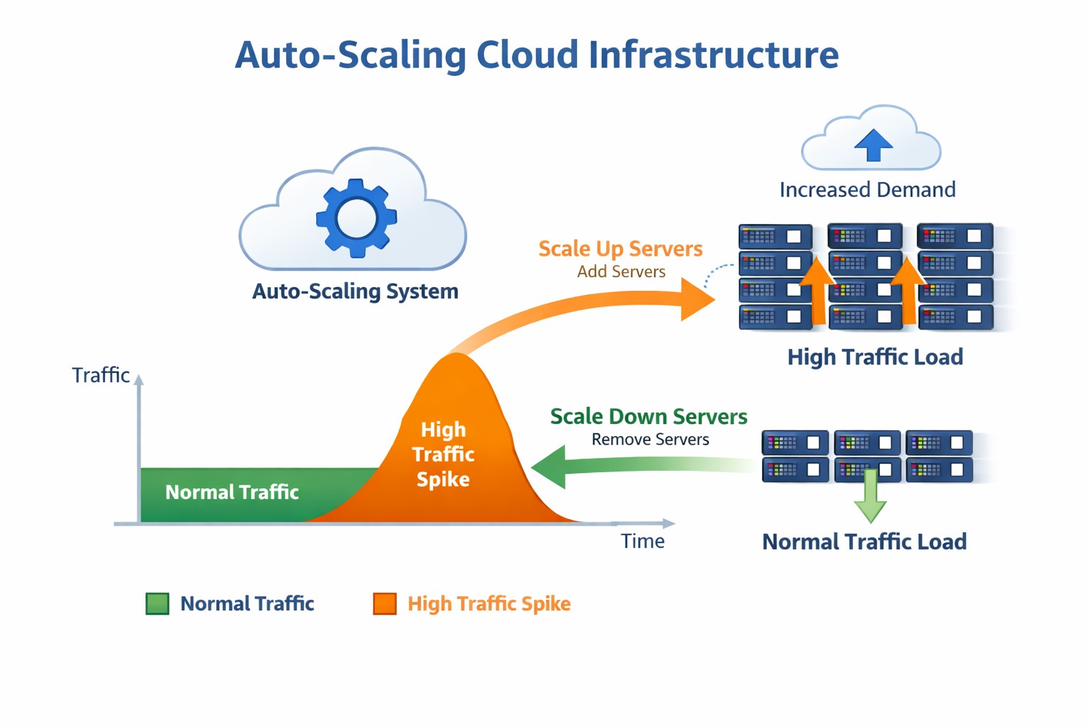 Auto-scaling cloud infrastructure for SaaS platforms