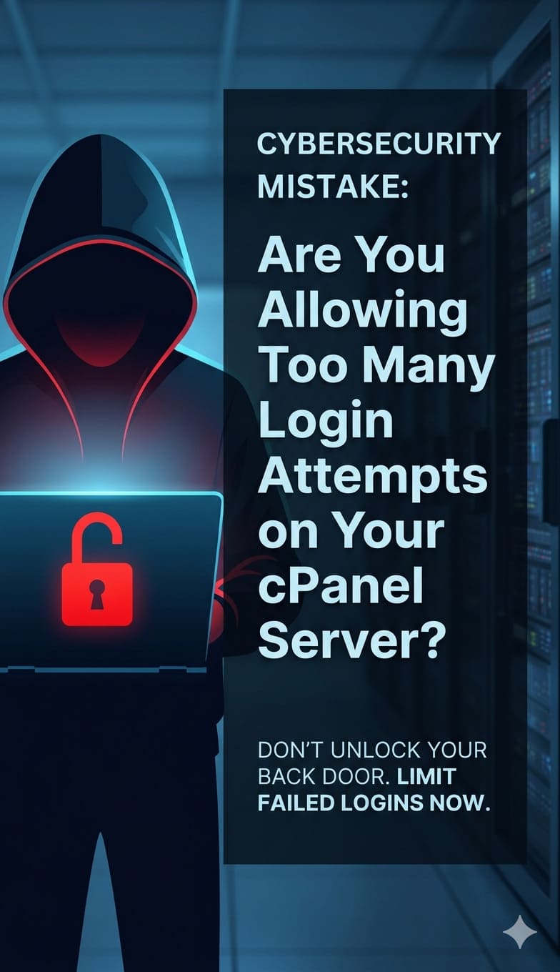 Cybersecurity Mistake: Are You Allowing Too Many Login Attempts on Your cPanel Server?