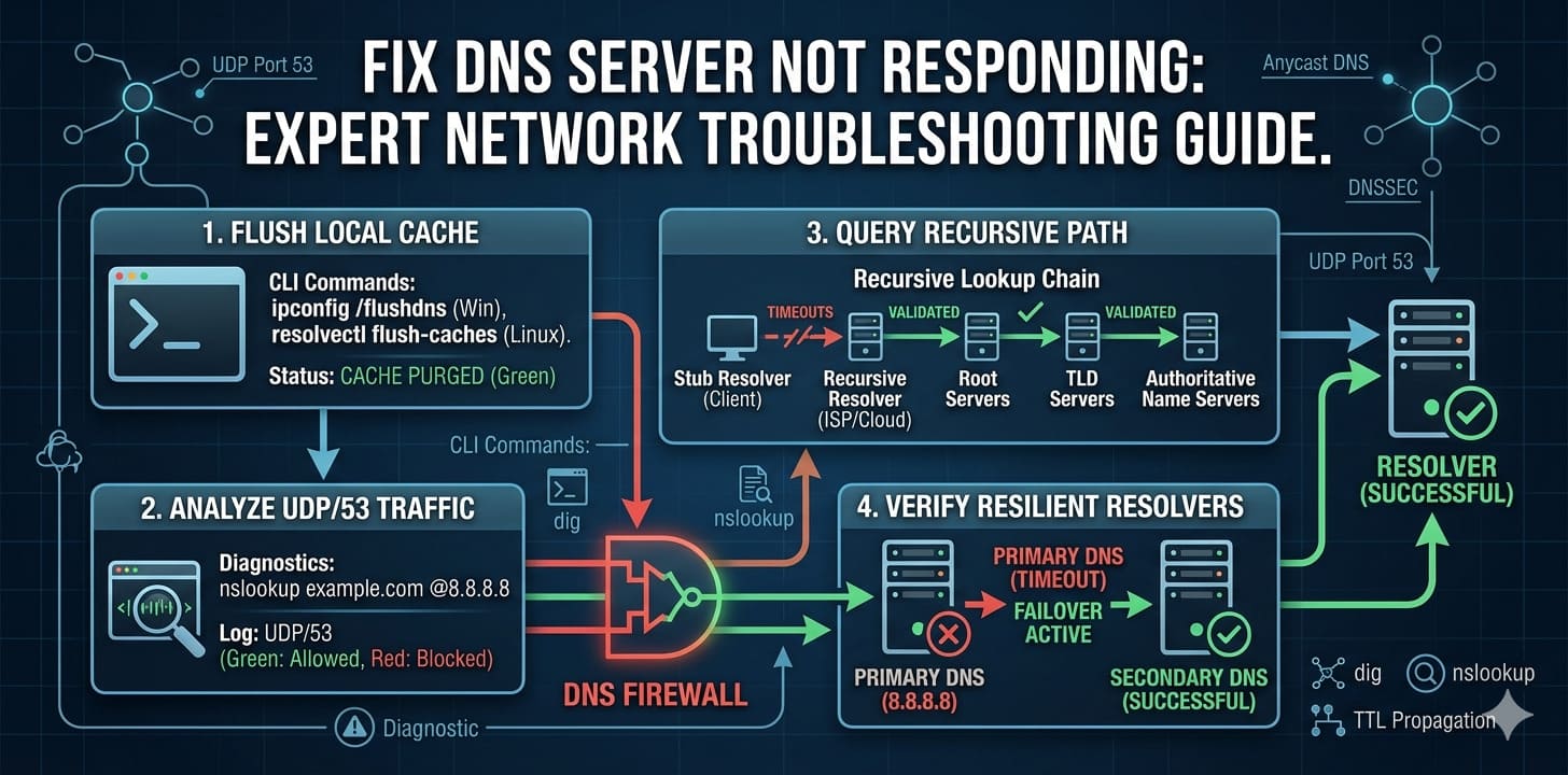 Fix DNS Server Not Responding: Expert Troubleshooting Guide for Fast ...