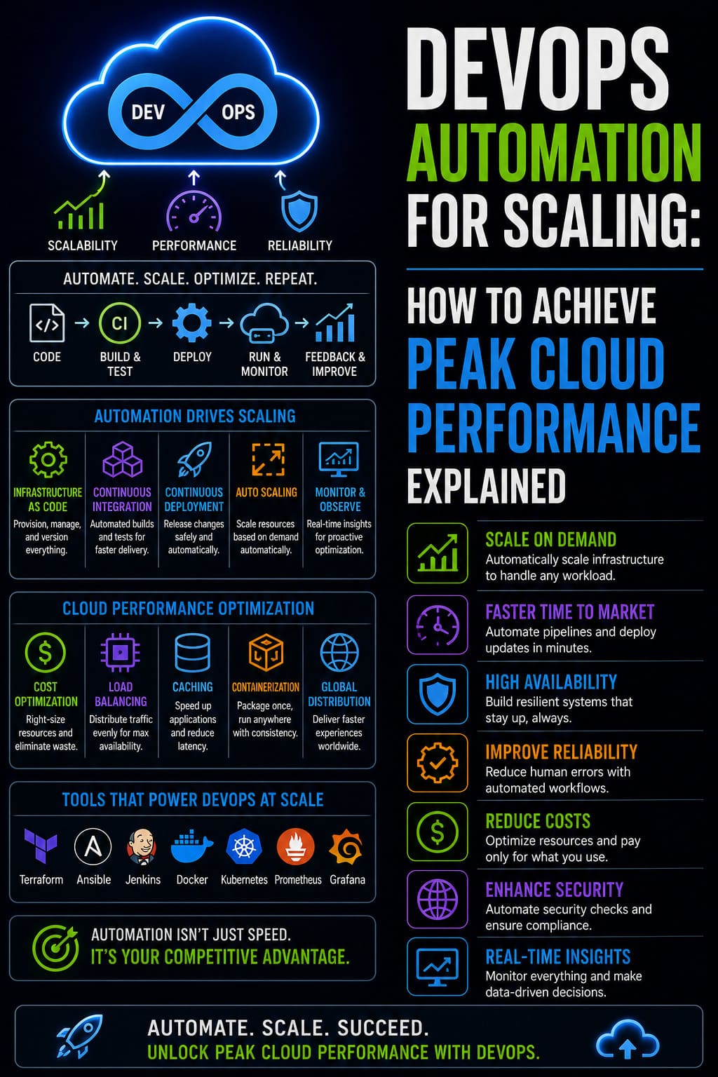 DevOps Automation for Scaling: How to Achieve Peak Cloud Performance Explained