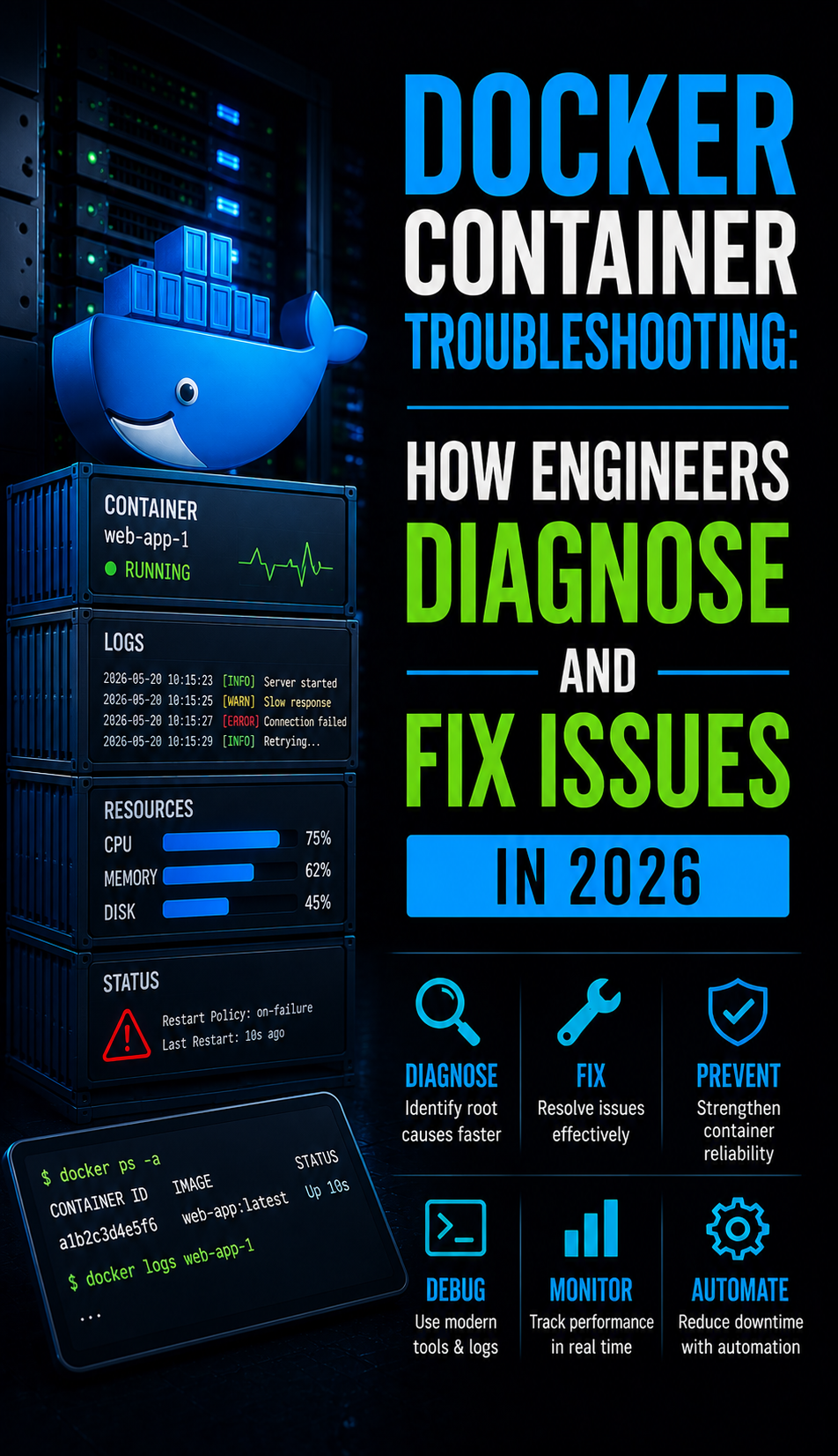 Docker Container Troubleshooting: How Engineers Diagnose and Fix Issues in 2026