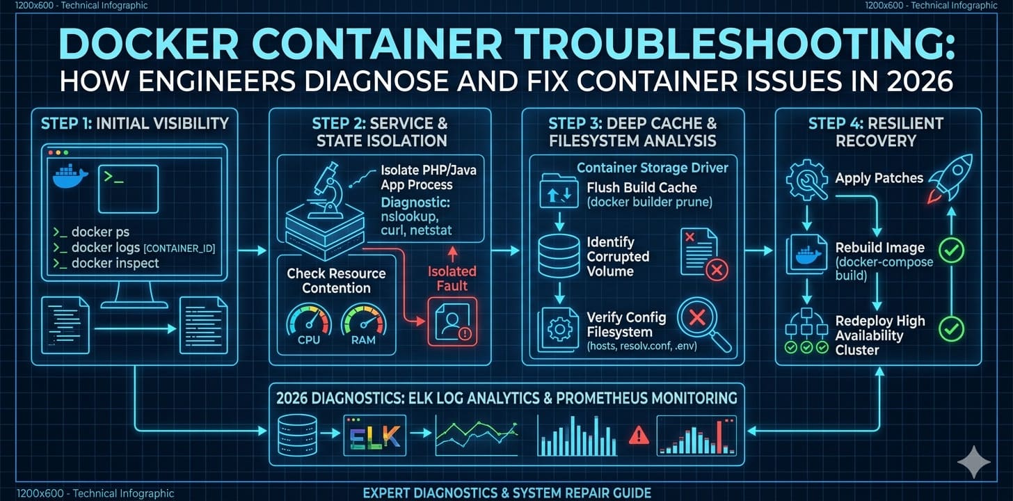 Docker Container Troubleshooting: How Engineers Fix Container Failures ...