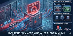 How to Fix “Too Many Connections” MySQL Error How to Fix “Too Many Connections” MySQL Error (Server-Level Optimization Guide for High-Traffic Environments in 2026)