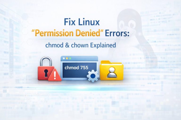 How to Fix Permission Denied Errors in Linux (chmod & chown Guide 2026)