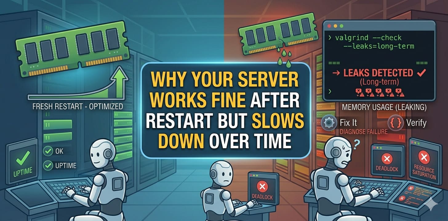 Why Your Server Slows Down Over Time After Restart