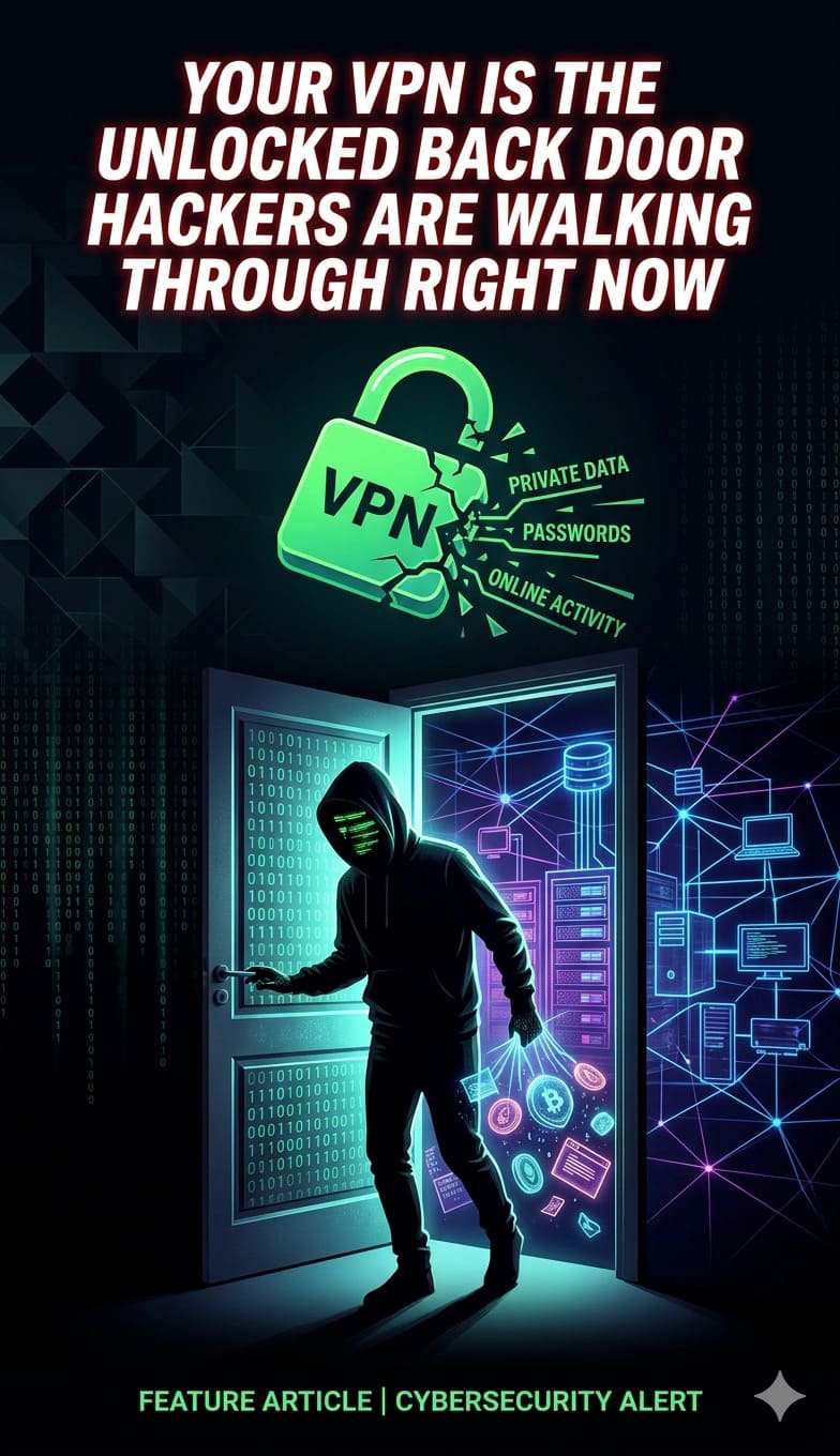 Your VPN Is the Unlocked Back Door Hackers Are Walking Through Right Now