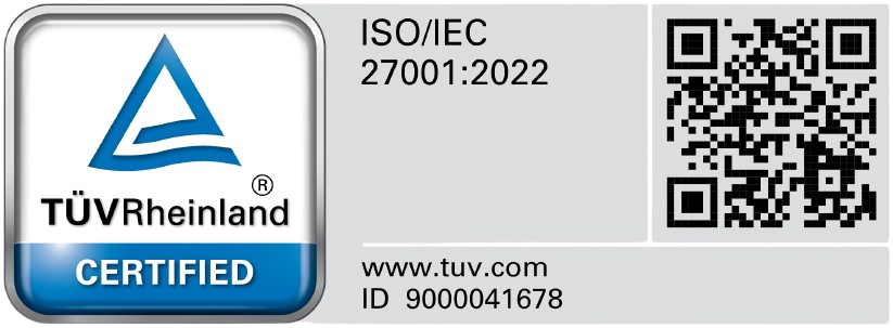 AmulyaInfotech is certified for ISO 27001:2022
