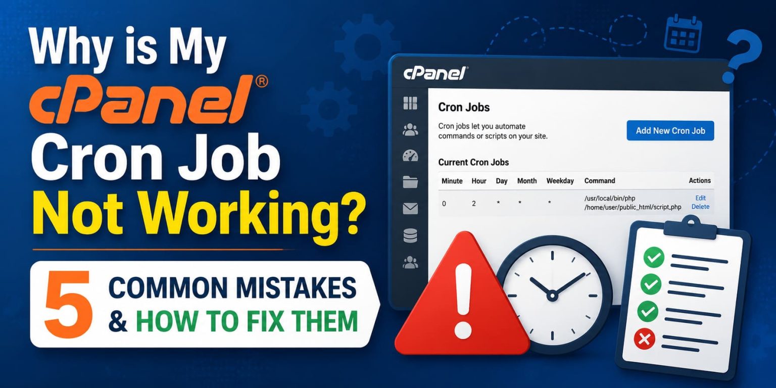 cPanel Cron Job Not Working? 5 Fixes for Scheduled Tasks