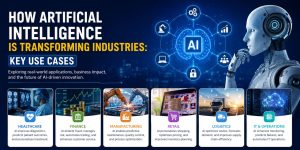 Explore how artificial intelligence transforms industries with real use cases in healthcare, finance, IT, and manufacturing.