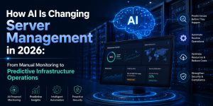 AI server management with predictive monitoring and automated infrastructure operations in 2026