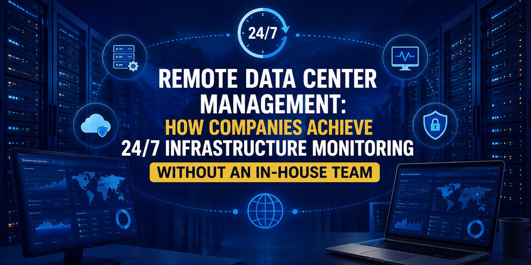 Remote Data Center Management for 24/7 Monitoring