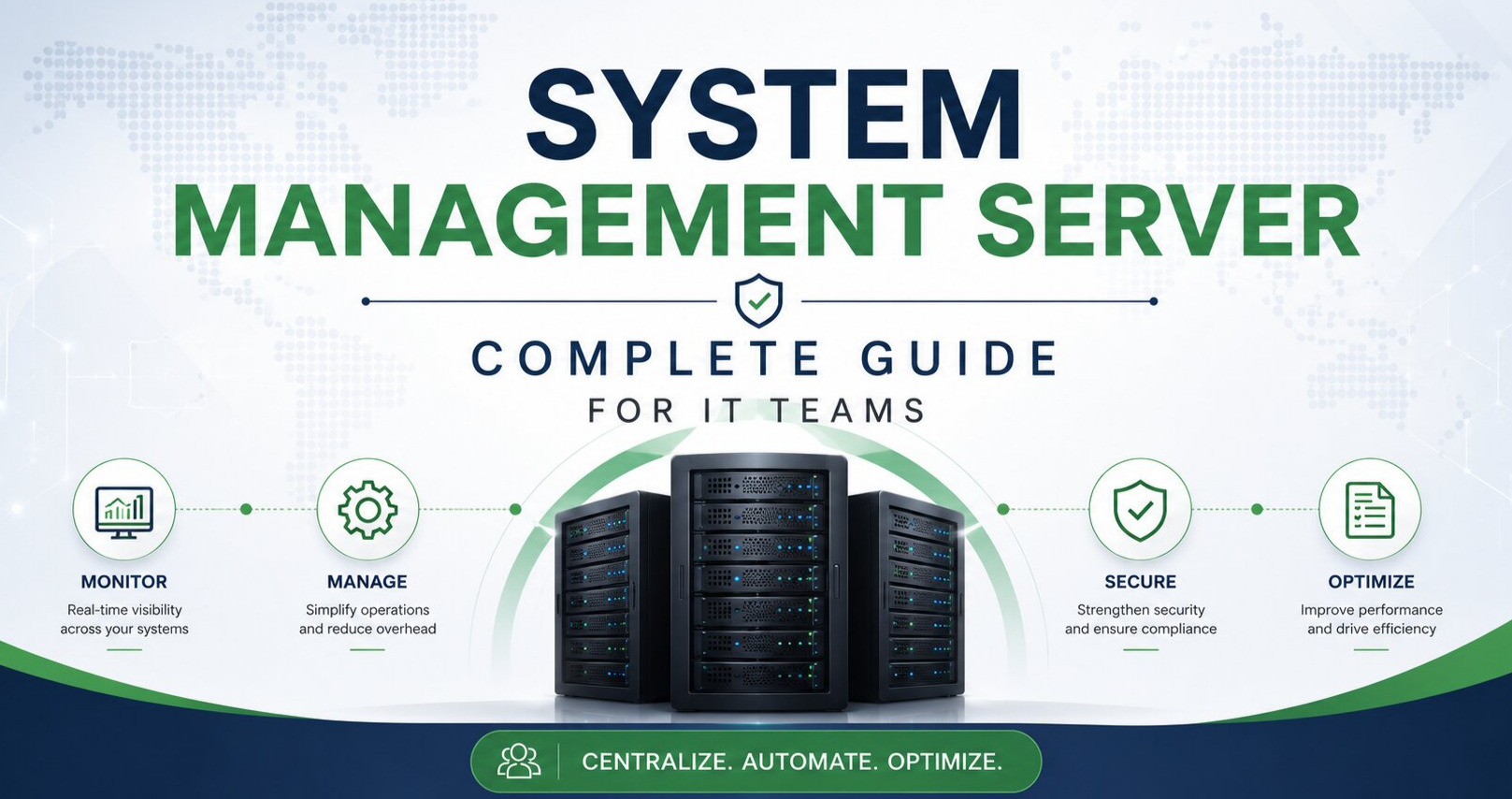 System Management Server for IT teams – monitoring, security, and system management