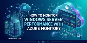 Azure Monitor can collect relevant metrics, performance counters, Windows events, and application telemetry depending on the configured monitoring architecture.