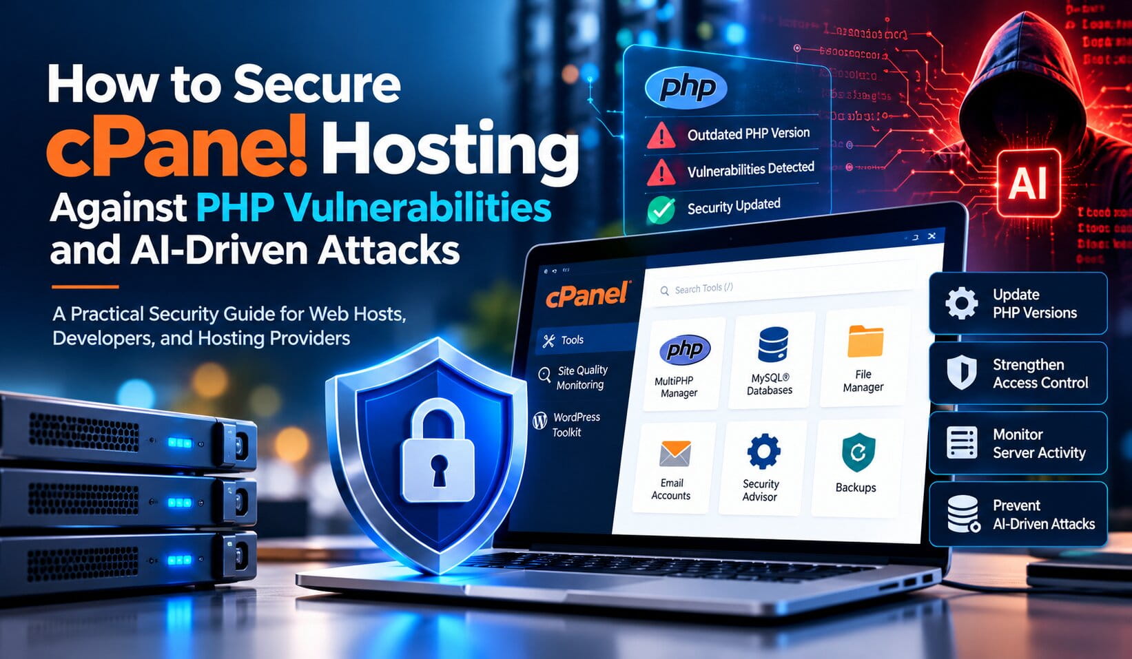 Secure cPanel Hosting Against PHP Vulnerabilities and AI-Driven Attacks